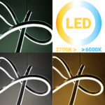Φωτιστικό κρεμαστό LED 126W Φ55Χ21 εκ. μαύρο - KESKOR 826670 - Image 5