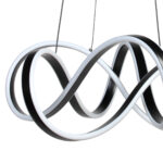 Φωτιστικό κρεμαστό LED 124W Φ55Χ22 εκ. μαύρο - KESKOR 826669 - Image 2