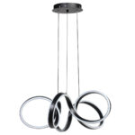 Φωτιστικό κρεμαστό LED 126W Φ55Χ21 εκ. μαύρο - KESKOR 826670 - Image 3