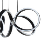 Φωτιστικό κρεμαστό LED 126W Φ55Χ21 εκ. μαύρο - KESKOR 826670 - Image 2