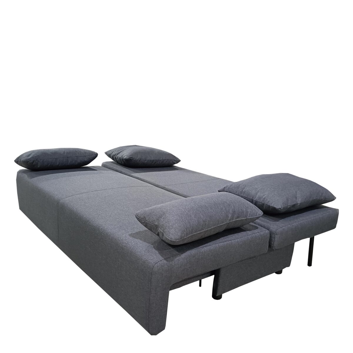 Καναπές Κρεβάτι Τριθέσιος ArteLibre URBAN LOUNGE 3S Σκούρο Γκρι Ύφασμα 194x93x72cm - Image 2