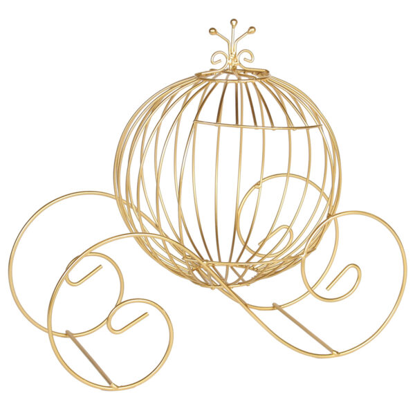 Διακοσμητικό μεταλλικό 36Χ20Χ36 εκ. Άμαξα χρυσή - KESKOR 24806