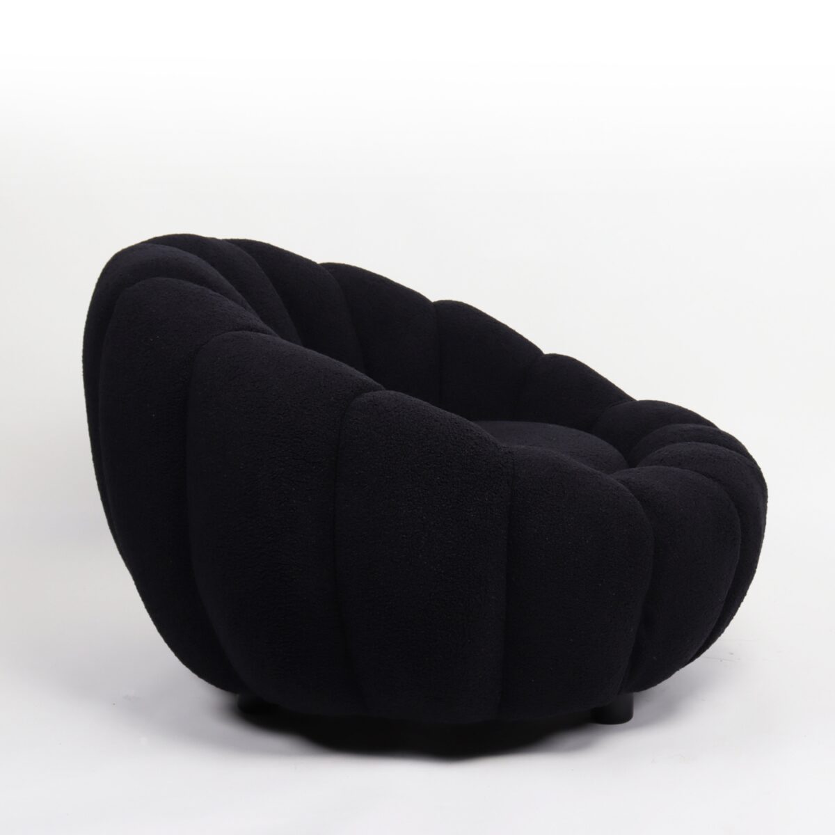 Πολυθρόνα ArteLibre AFET Μαύρο Ύφασμα/Ξύλο 94x89x61cm - Image 2