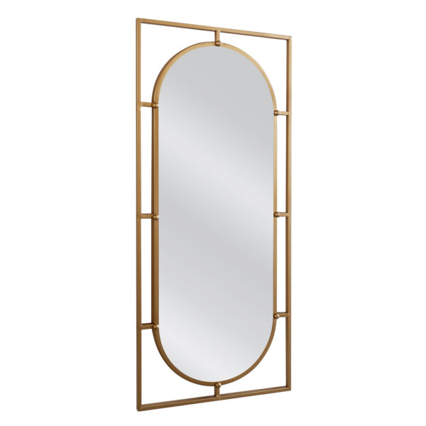 Καθρέπτης Τοίχου ArteLibre ANNAEL Χρυσό Μέταλλο/Γυαλί 90x3x40cm