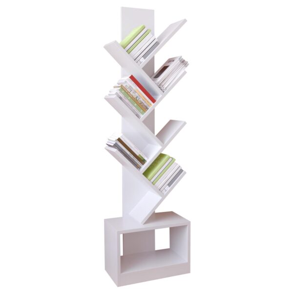 Βιβλιοθήκη ArteLibre BADRU Λευκό Μοριοσανίδα 40x19.5x150cm