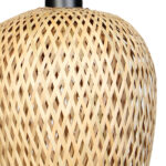 Φωτιστικό μονόφωτο Ε27 Φ22Χ28 εκ. μπαμπού - KESKOR 60875 - Image 4