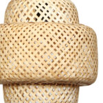 Φωτιστικό μονόφωτο Ε27 Φ28Χ32 εκ. μπαμπού - KESKOR 60878 - Image 4