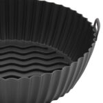 Φόρμα σιλικόνης Φ22Χ6 εκ. για φριτέζα αέρος Air Fryer Μαύρη - KESKOR 65068-1 - Image 3