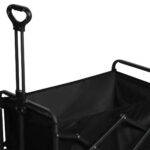 Καρότσι κήπου μεταλλικό πτυσσόμενο 67Χ46Χ46 εκ. με υφασμάτινο κάδο - KESKOR 04752 - Image 2