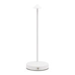 Επιτραπέζιο Φωτιστικό ArteLibre LED Φορητό ANGELINA Λευκό Αλουμίνιο 10.5x10.5x30cm - Image 2