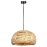 Φωτιστικό μονόφωτο Ε27 Φ38Χ20 εκ. μπαμπού - KESKOR 60882