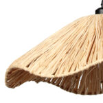 Φωτιστικό μονόφωτο Ε27 Φ49Χ17 εκ. μπαμπού - KESKOR 60886 - Image 3