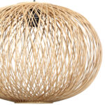 Φωτιστικό μονόφωτο Ε27 Φ45Χ33 εκ. μπαμπού - KESKOR 60887 - Image 2