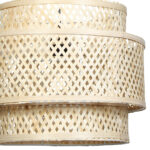 Φωτιστικό μονόφωτο Ε27 Φ40Χ31 εκ. μπαμπού - KESKOR 60888 - Image 3