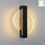 Απλίκα τοίχου μεταλλική μαύρη LED 5W 17,5Χ4,5Χ25 εκ. με ακρυλικό - KESKOR 472703