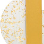 Απλίκα τοίχου μεταλλική χρυσή LED 5W 17,5Χ4,5Χ25 εκ. με ακρυλικό - KESKOR 472704 - Image 3