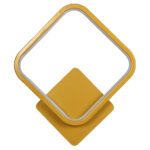 Απλίκα τοίχου μεταλλική LED 15W 25Χ6Χ29 εκ. χρυσή - KESKOR 458544 - Image 2