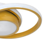 Φωτιστικό οροφής LED 25W 33Χ24Χ6 εκ. χρυσό - KESKOR 458545 - Image 2