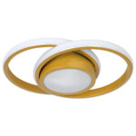 Φωτιστικό οροφής LED 25W 33Χ24Χ6 εκ. χρυσό - KESKOR 458545 - Image 3