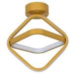 Φωτιστικό οροφής LED 24W 24Χ22Χ27 εκ. χρυσό - KESKOR 458546 - Image 2