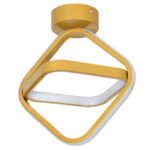 Φωτιστικό οροφής LED 24W 24Χ22Χ27 εκ. χρυσό - KESKOR 458546 - Image 4