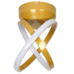 Φωτιστικό οροφής LED 29W 25Χ16Χ25 εκ. χρυσό - KESKOR 458547 - Image 3