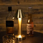 Πορτατίφ μεταλλικό LED επαναφορτιζόμενο (USB) Φ9Χ23 εκ. Χρυσό - KESKOR 67964 - Image 3