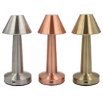 Πορτατίφ μεταλλικό LED επαναφορτιζόμενο (USB) Φ9Χ23 εκ. Χρυσό - KESKOR 67964 - Image 6