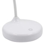 Πορτατίφ γραφείου LED επαναφορτιζόμενο Φ10Χ32 εκ. λευκό με εύκαμπτο βραχίονα - KESKOR 80443 - Image 6