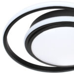 Φωτιστικό οροφής LED 70W Φ34Χ7 εκ. μαύρο με controller - KESKOR 602181 - Image 2