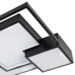 Φωτιστικό οροφής LED 80W 51Χ45Χ8 εκ. μαύρο με controller - KESKOR 602183 - Image 3