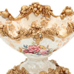 Κουπ διακοσμητικό  Polyresin 39X19X24 εκ. Γόνδολα Floral - KESKOR 66001 - Image 3