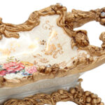 Κουπ διακοσμητικό Polyresin 34Χ21Χ13 εκ. Floral - KESKOR 66004 - Image 3