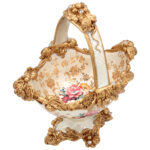 Καλάθι διακοσμητικό Polyresin 25Χ20Χ29 εκ. Floral - KESKOR 66005 - Image 3