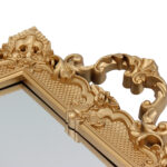 Διακοσμητικό - δίσκος πλαστικός 37Χ21 εκ. Χρυσός με καθρέπτη - KESKOR 72837-1 - Image 2