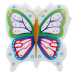 Φωτάκι νυκτός LED 1 Watt 7,5Χ8Χ2,5. Πεταλούδα Μπλε Πράσινο - KESKOR 14915-1