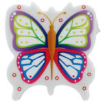 Φωτάκι νυκτός LED 1 Watt 7,5Χ8Χ2,5. Πεταλούδα Φούξια Μωβ - KESKOR 14915-4