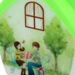 Φωτάκι νυκτός LED 1 Watt 7Χ7Χ3,5. Σπιτάκι Πράσινο - KESKOR 14916-1 - Image 2