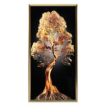 Πίνακας τοίχου 40Χ80 εκ. με κορνίζα και ανάγλυφα strass - KESKOR 24080-1