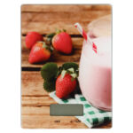 Ζυγαριά κουζίνας γυάλινη 15 κιλών 20Χ14,5Χ1,5 εκ. - KESKOR 67400-4