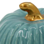 Κολοκύθα διακοσμητική κεραμική Φ8Χ6,5 εκ. Τιρκουάζ - KESKOR 67259-2 - Image 2