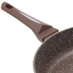 Τηγάνι αλουμινίου αντικολλητικό Ν28 με κεραμική επίστρωση πέτρας Καφέ - KESKOR 60427 - Image 2