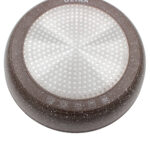 Τηγάνι αλουμινίου αντικολλητικό Ν28 με κεραμική επίστρωση πέτρας Καφέ - KESKOR 60427 - Image 5