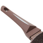 Τηγάνι αλουμινίου αντικολλητικό Ν28 με κεραμική επίστρωση πέτρας Καφέ - KESKOR 60427 - Image 3