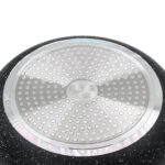 Κατσαρόλα αλουμινίου αντικολλητική Ν28 με κεραμική επίστρωση πέτρας και πυρίμαχο καπάκι - KESKOR 60432 - Image 4