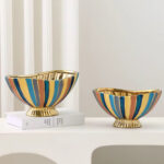 Κουπ διακοσμητικό κεραμικό 33Χ21Χ16 εκ. Πολύχρωμο - KESKOR 63050 - Image 2