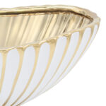 Κουπ διακοσμητικό κεραμικό 33Χ21Χ16 εκ. Λευκό Χρυσό - KESKOR 63052 - Image 4