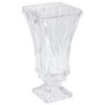 Ανθοδοχείο γυάλινο κολωνάτο 12Χ12Χ24,5 εκ. - KESKOR 99300