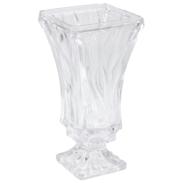 Ανθοδοχείο γυάλινο κολωνάτο 12Χ12Χ24,5 εκ. - KESKOR 99300
