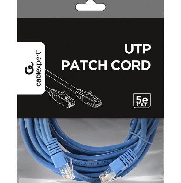 ΚΑΛΩΔΙΟ ΔΙΚΤΥΟΥ CABLEXPERT UTP CAT5E 5m BLUE
